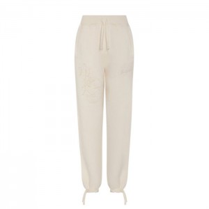Calça Jogger Trapstar TS-Star Drawcord Hem Feminino Branco Portugal | FV07-811