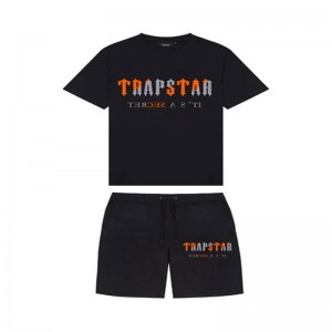 Calção Trapstar Chenille Decoded Set Masculino Pretas Portugal | MF97-822