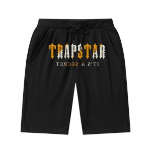 Calção Trapstar Inverno Causal It's a Secret Masculino Pretas Portugal | QY95-912