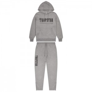 Fato de Treino Trapstar Decoded Chenille 2.0 Hoodie Masculino Cinzentas Portugal | VB89-853
