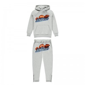 Fato de Treino Trapstar Shooters Hoodie Masculino Cinzentas Portugal | FH55-607