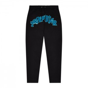 Fato de Treino Trapstar Wildcard Jogging Bottoms Masculino Pretas Turquesa Portugal | TQ67-538