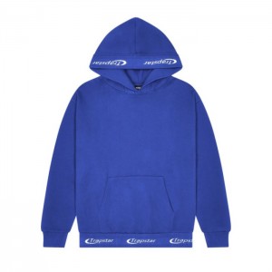 Moletom com Capuz Trapstar Hyperdrive Rib Masculino Azuis Portugal | YT64-477