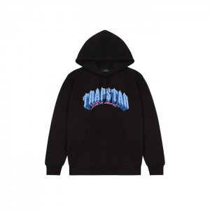 Moletom com Capuz Trapstar Trap City Masculino Pretas Portugal | YC21-668