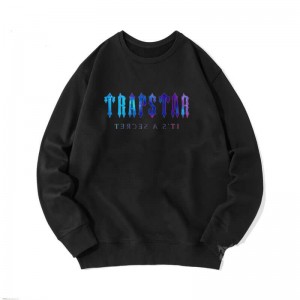 Moletons Trapstar Crewneck It's a Secret Masculino Pretas Portugal | VY84-044