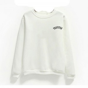 Moletons Trapstar Logo Masculino Branco Portugal | FK04-367