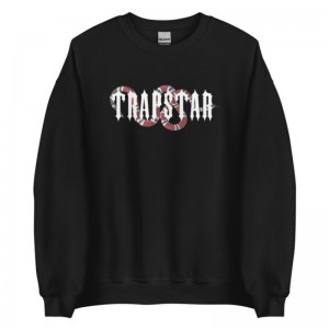 Moletons Trapstar Snake Masculino Serpentine Pretas Portugal | KB51-503