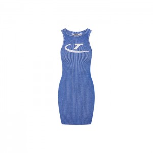 Vestido Trapstar Two Tone Hyperdrive Feminino Azuis Portugal | JP14-197